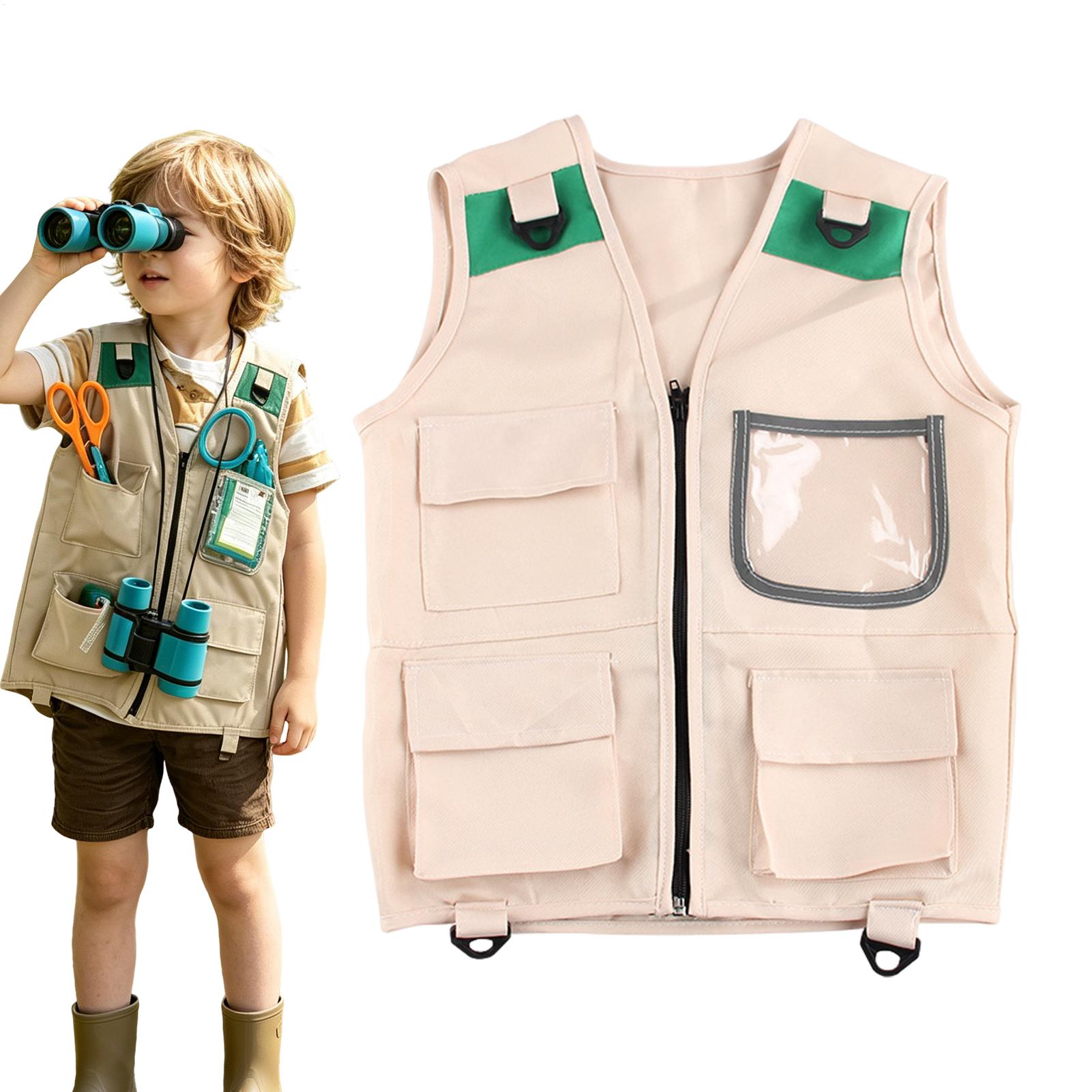 サファリコスチューム キッズ 古生物学者 カーゴベスト 考古 - Fishing Vest のレビューと価格