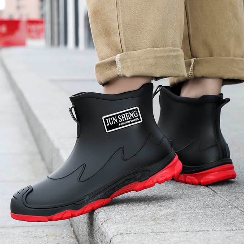 防水クロスボーダーメンズレインシューズ、ファッショナブルなシ - Fishing Boots のレビューと価格